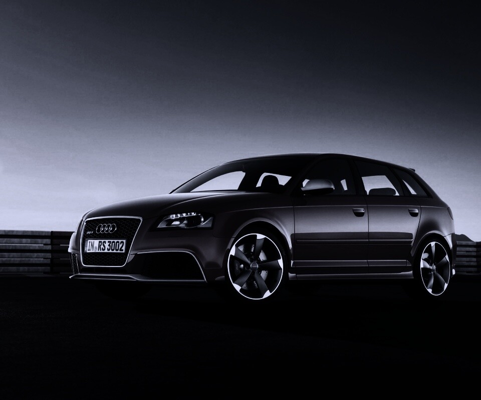 Фотосессия Audi RS3 на треке обои