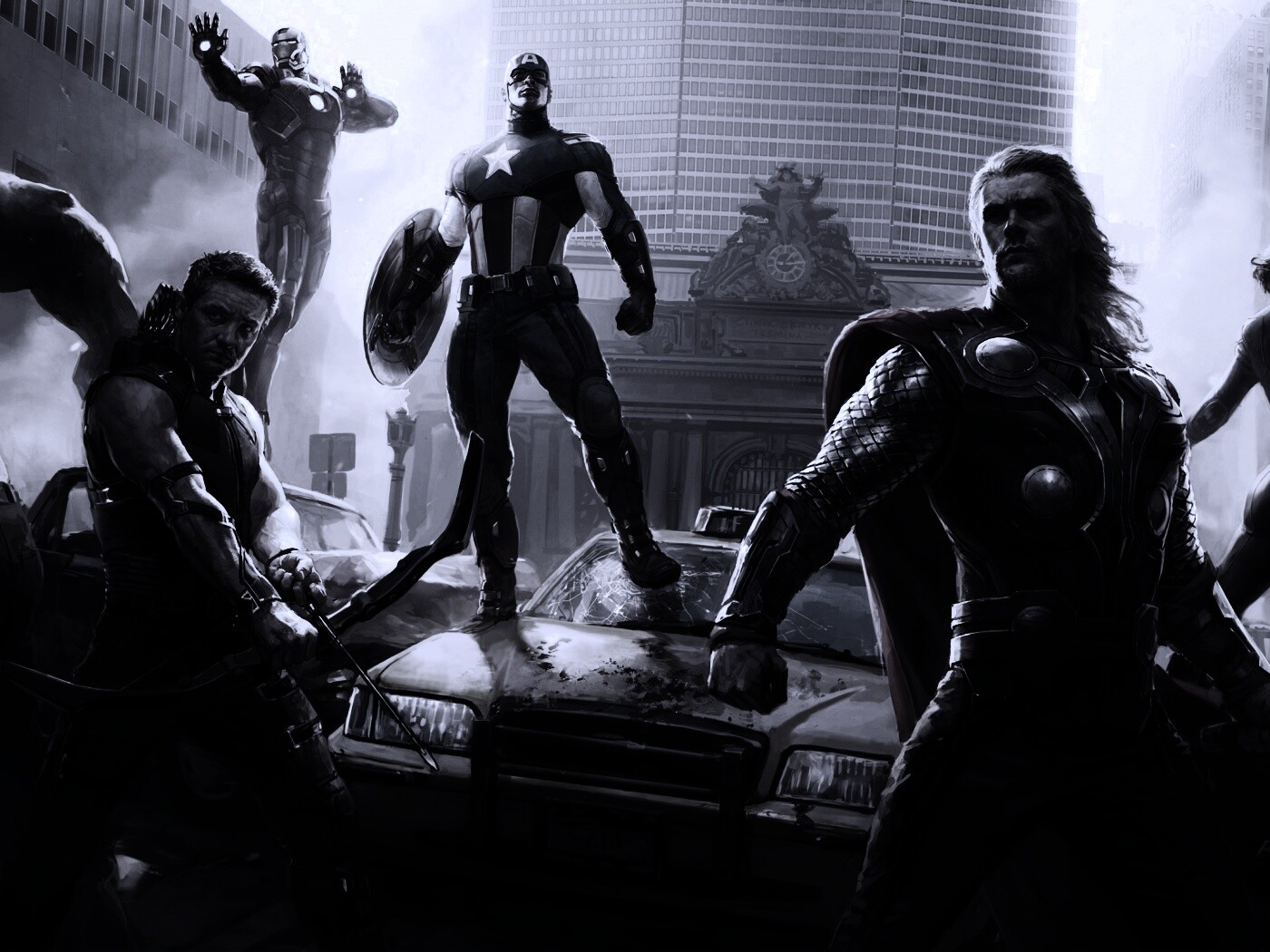 Арт к фильму Мстители обои