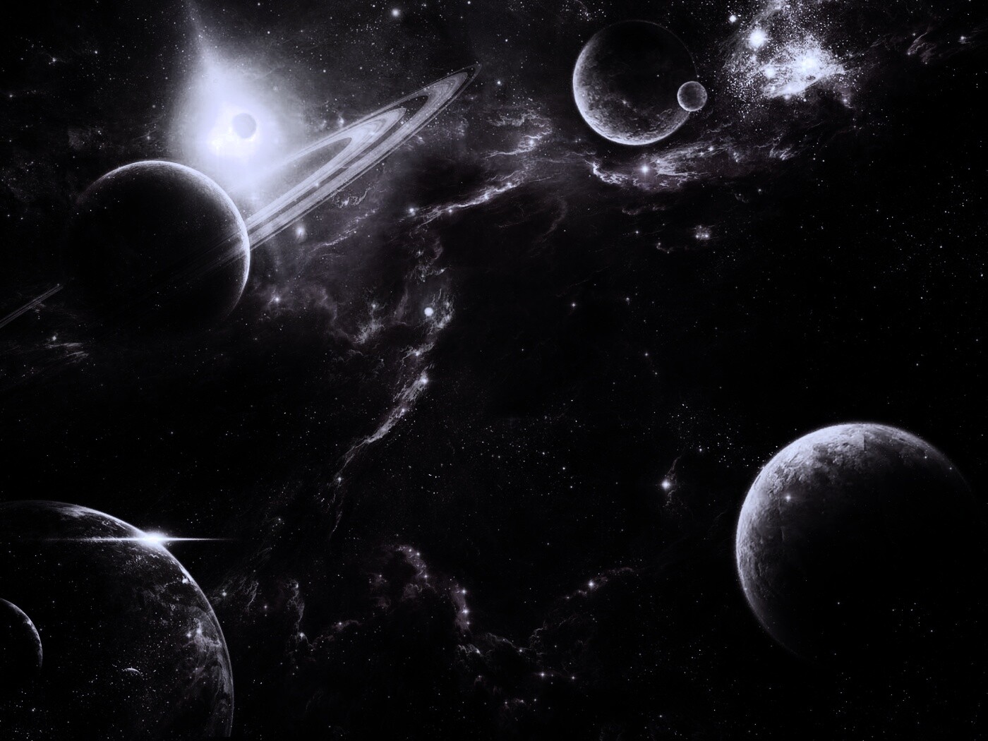 Красные оттенки космоса обои