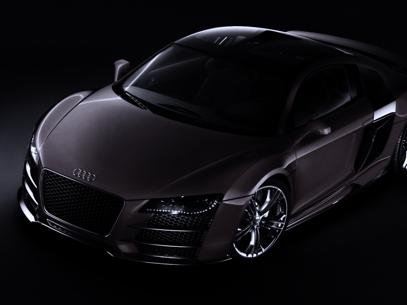 Audi r8 Black Fon