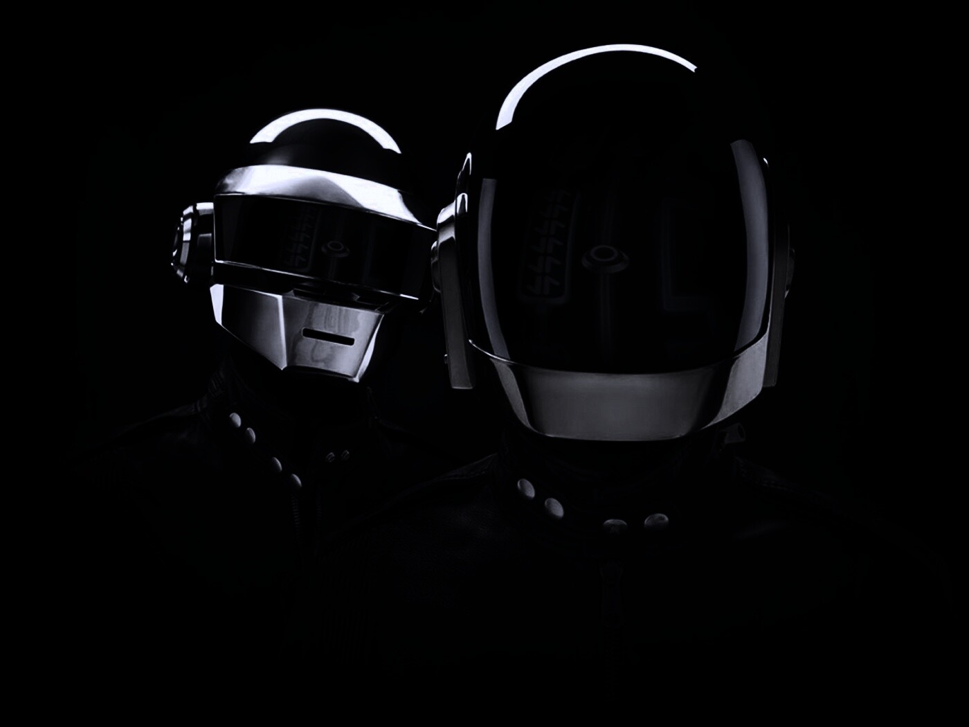Daft Punk на темном фоне обои