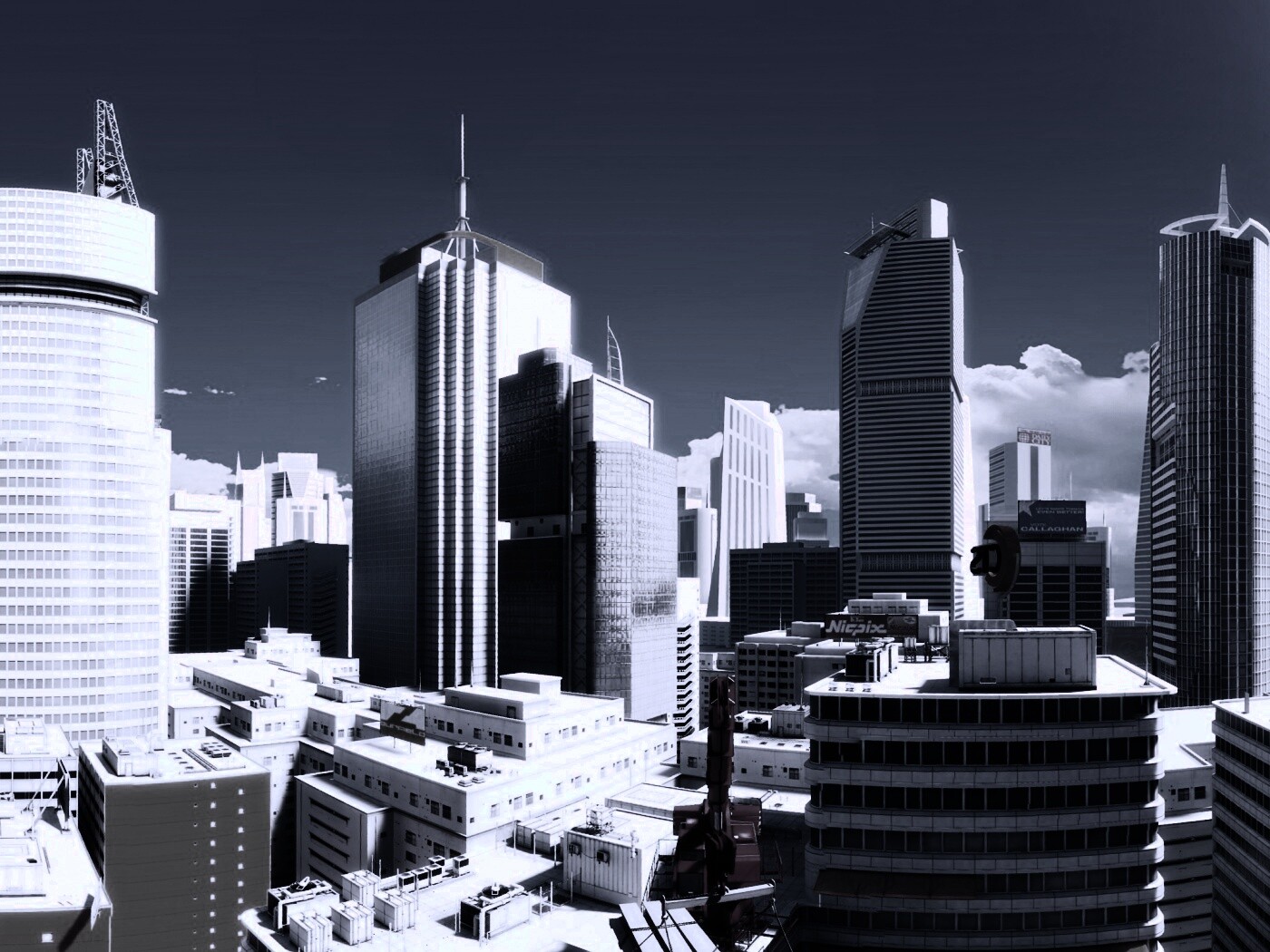 Город Mirrors Edge обои