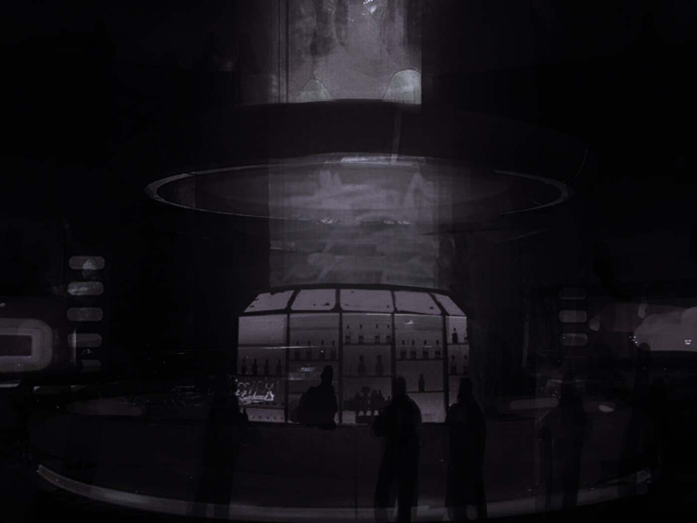 Красный бар из Mass Effect обои