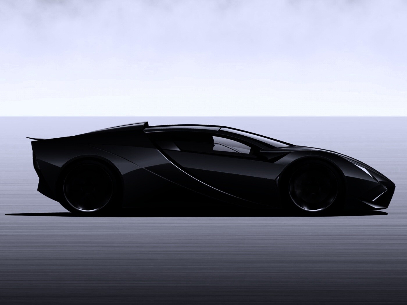 Скетч lamborghini  обои