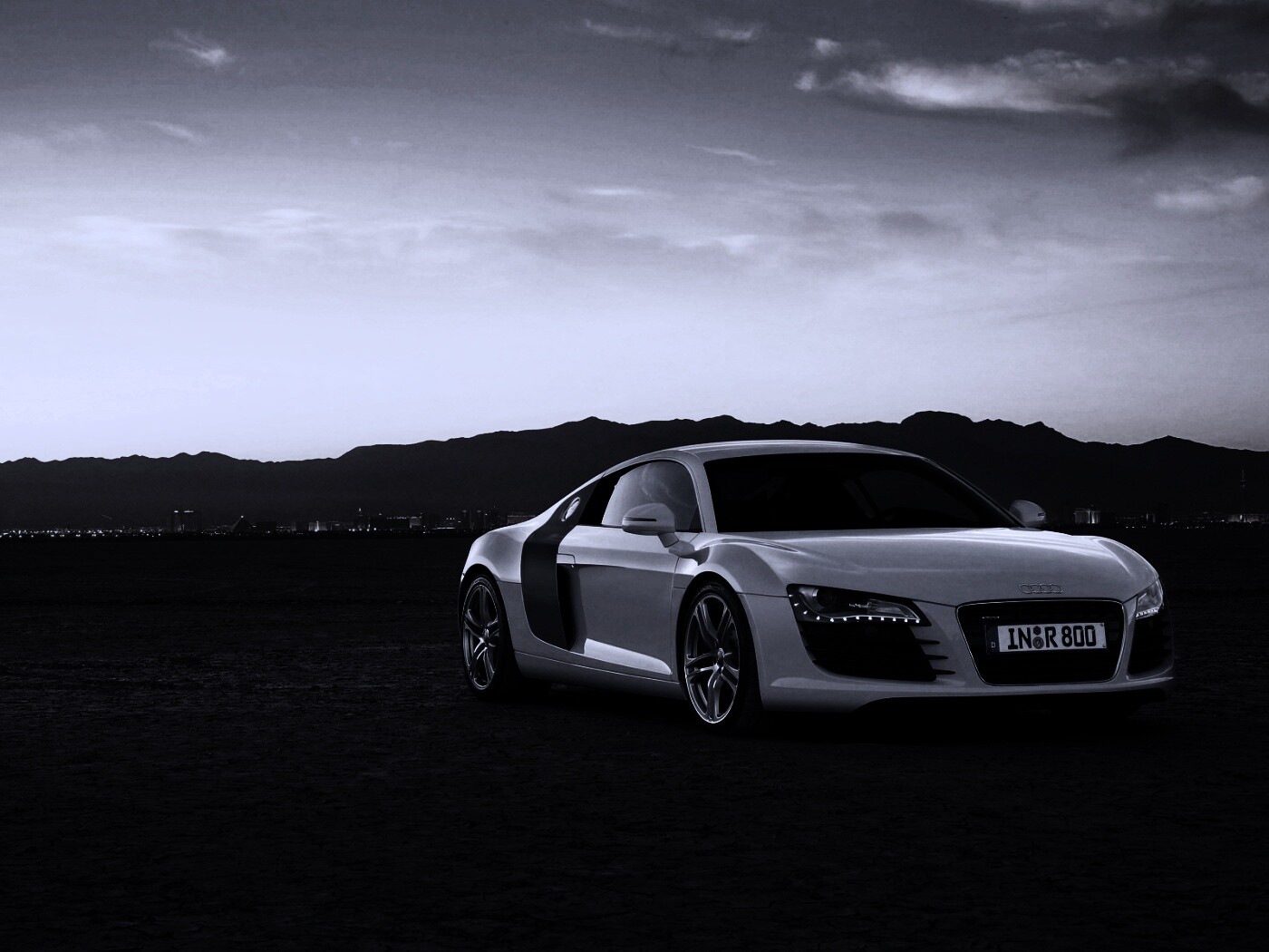 Audi r8 White HD