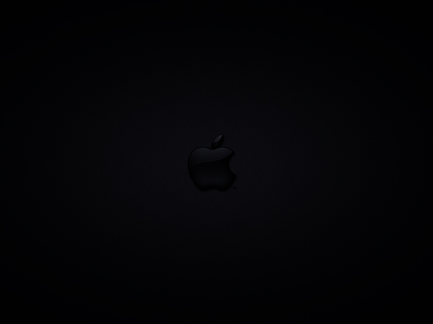Логотип apple в стекле обои
