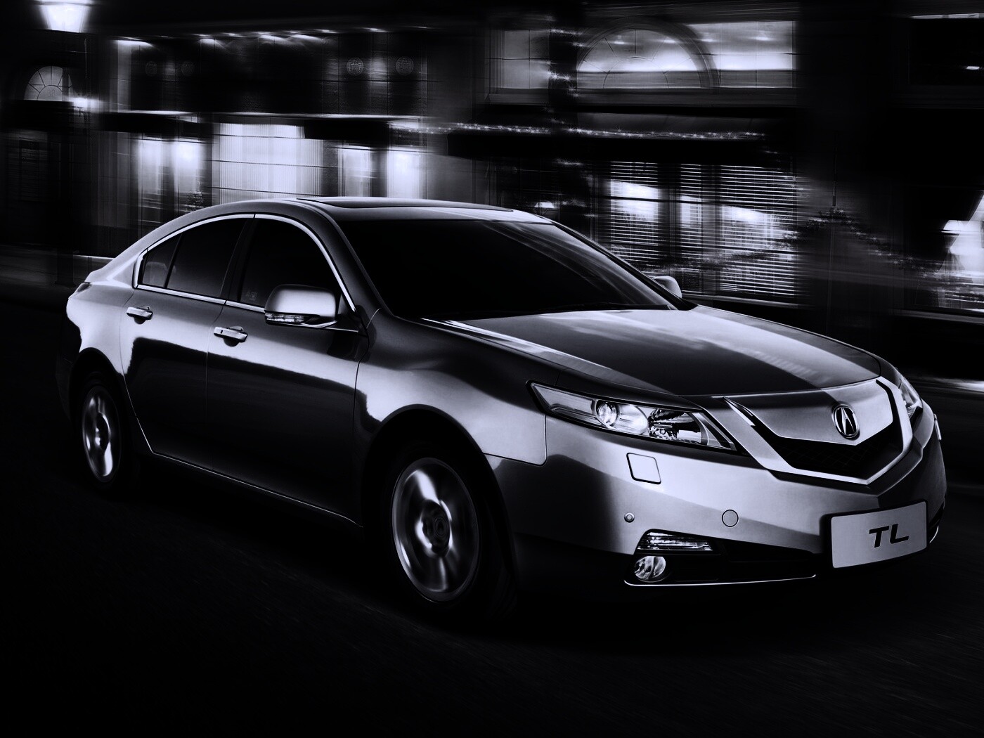 Acura в движении обои