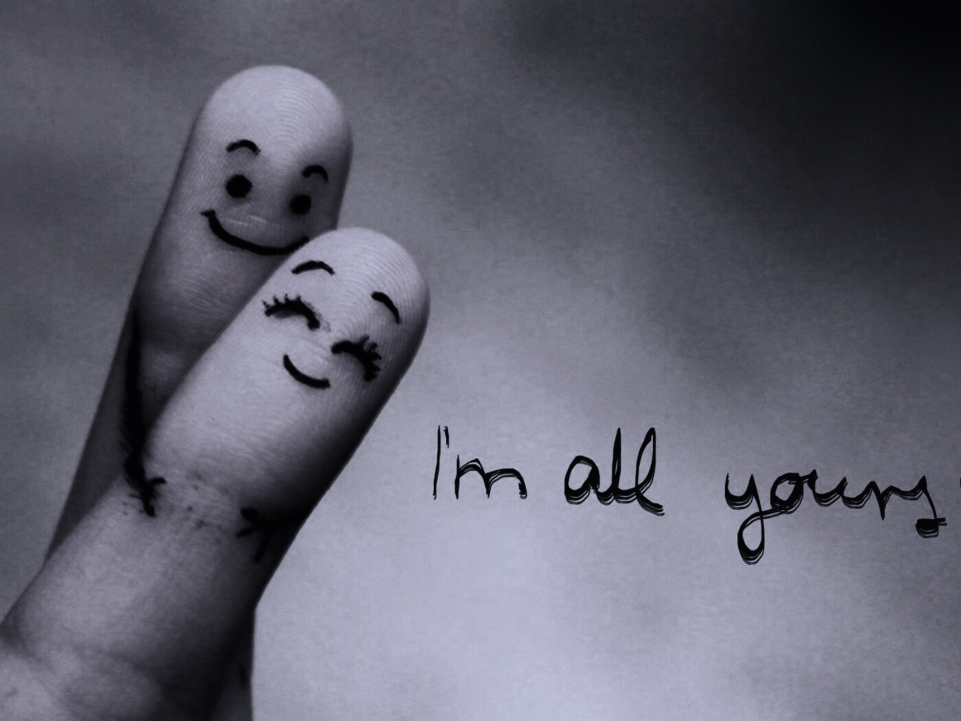 I"m all yours! обои