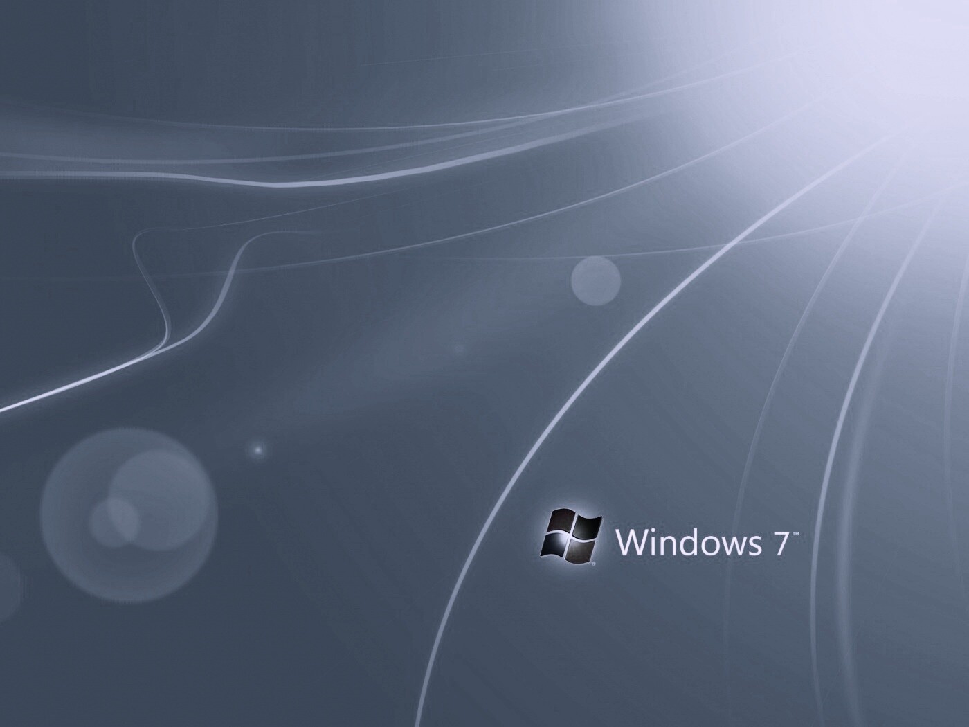 Голубые обои Windows 7 обои