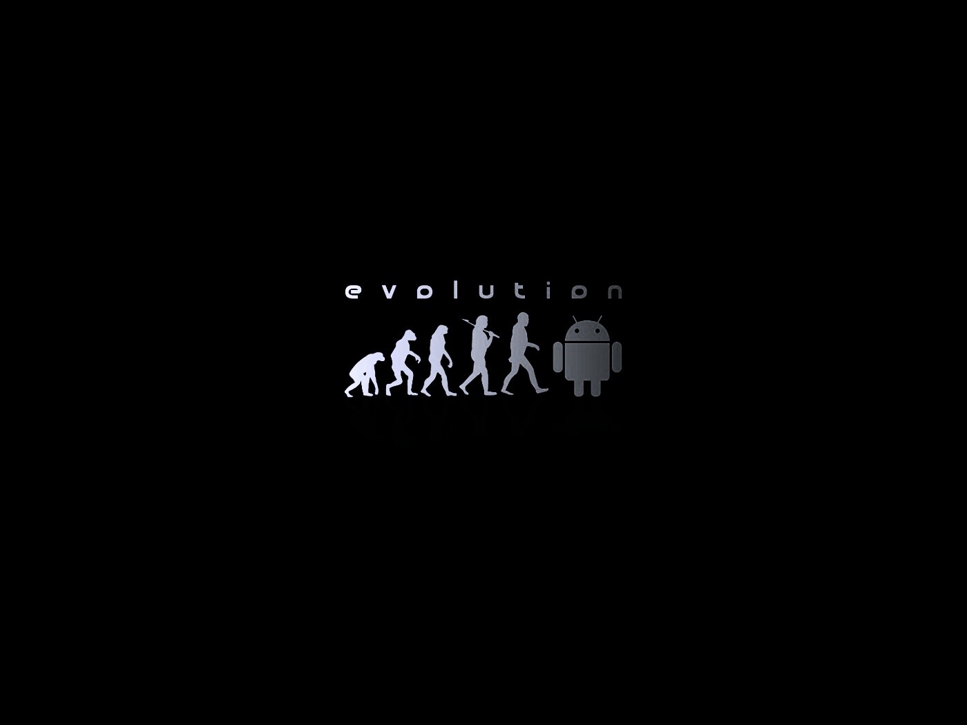 Эволюция по мнению Android обои