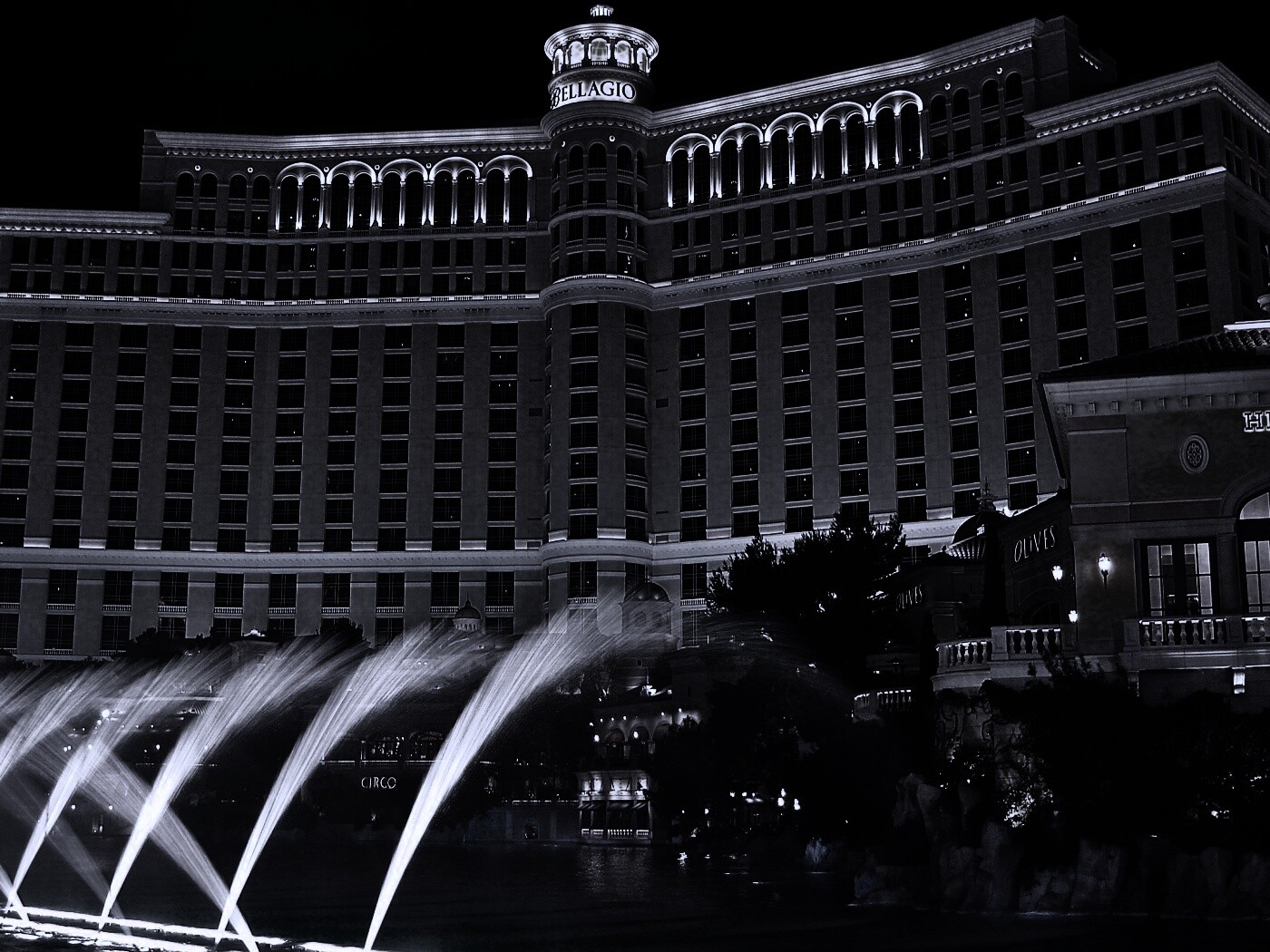 Казино Bellagio в Лас-Вегасе обои