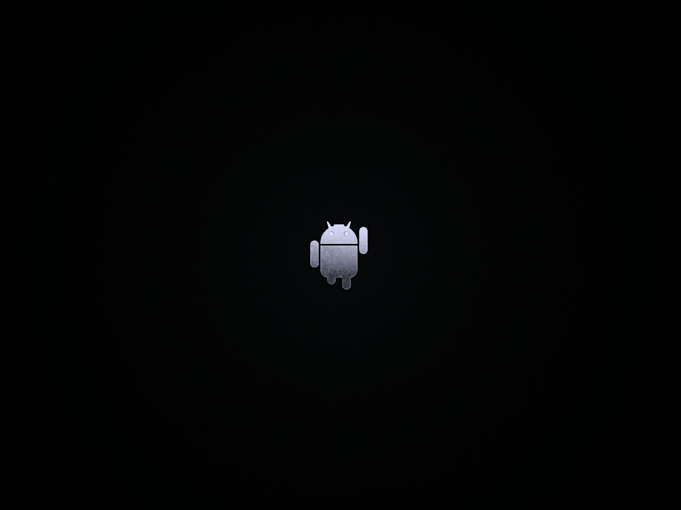 Логотип Android на зеленом фоне обои