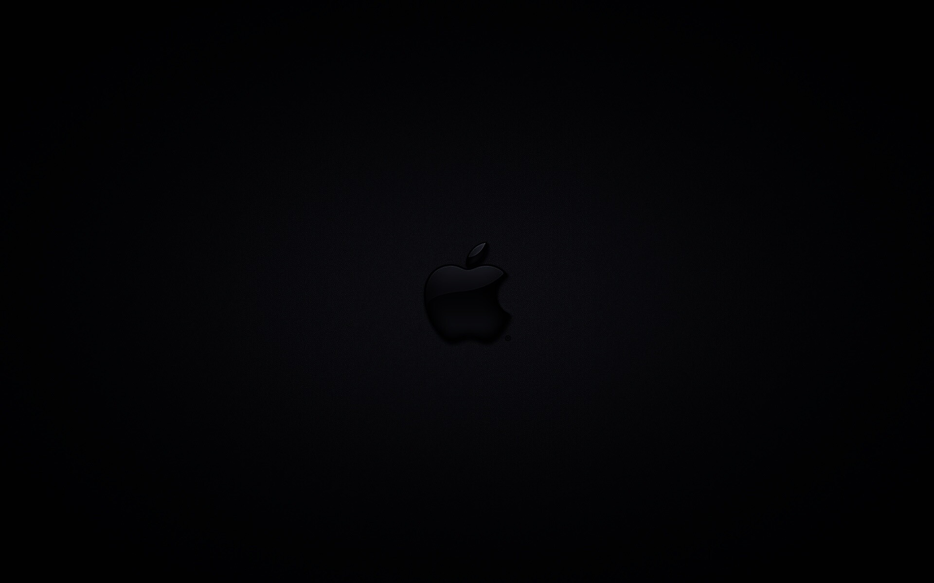 Логотип apple в стекле обои