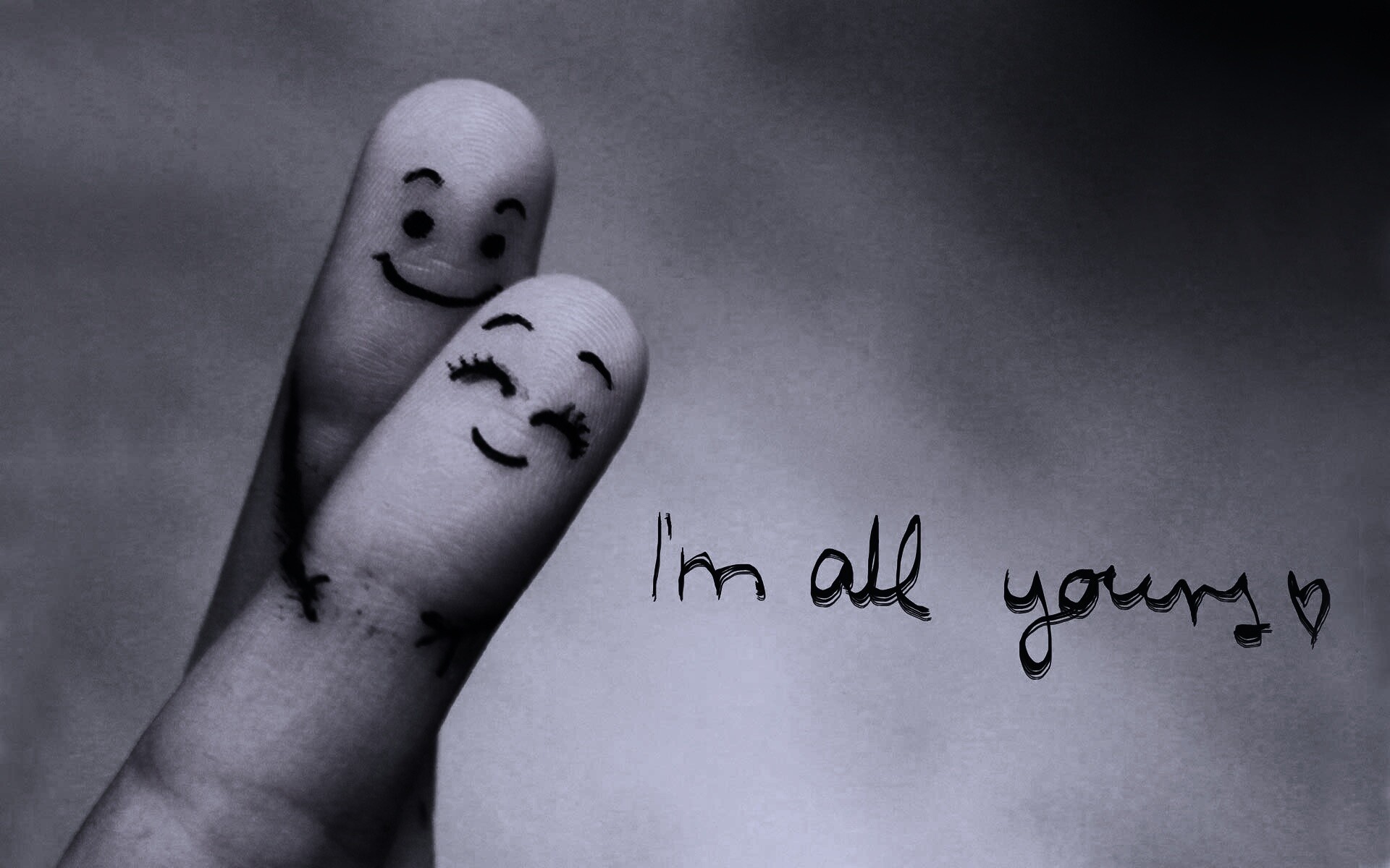 I"m all yours! обои