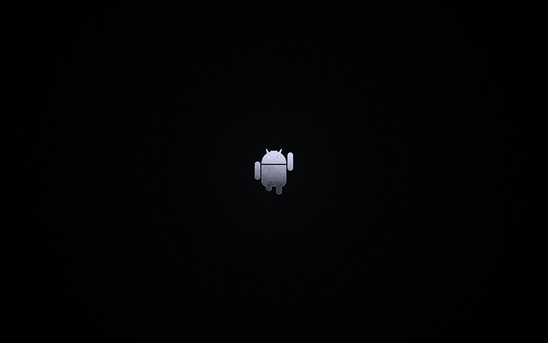 Логотип Android на зеленом фоне обои