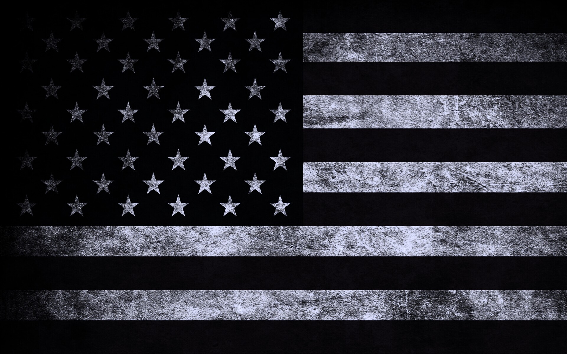 Черный американский флаг