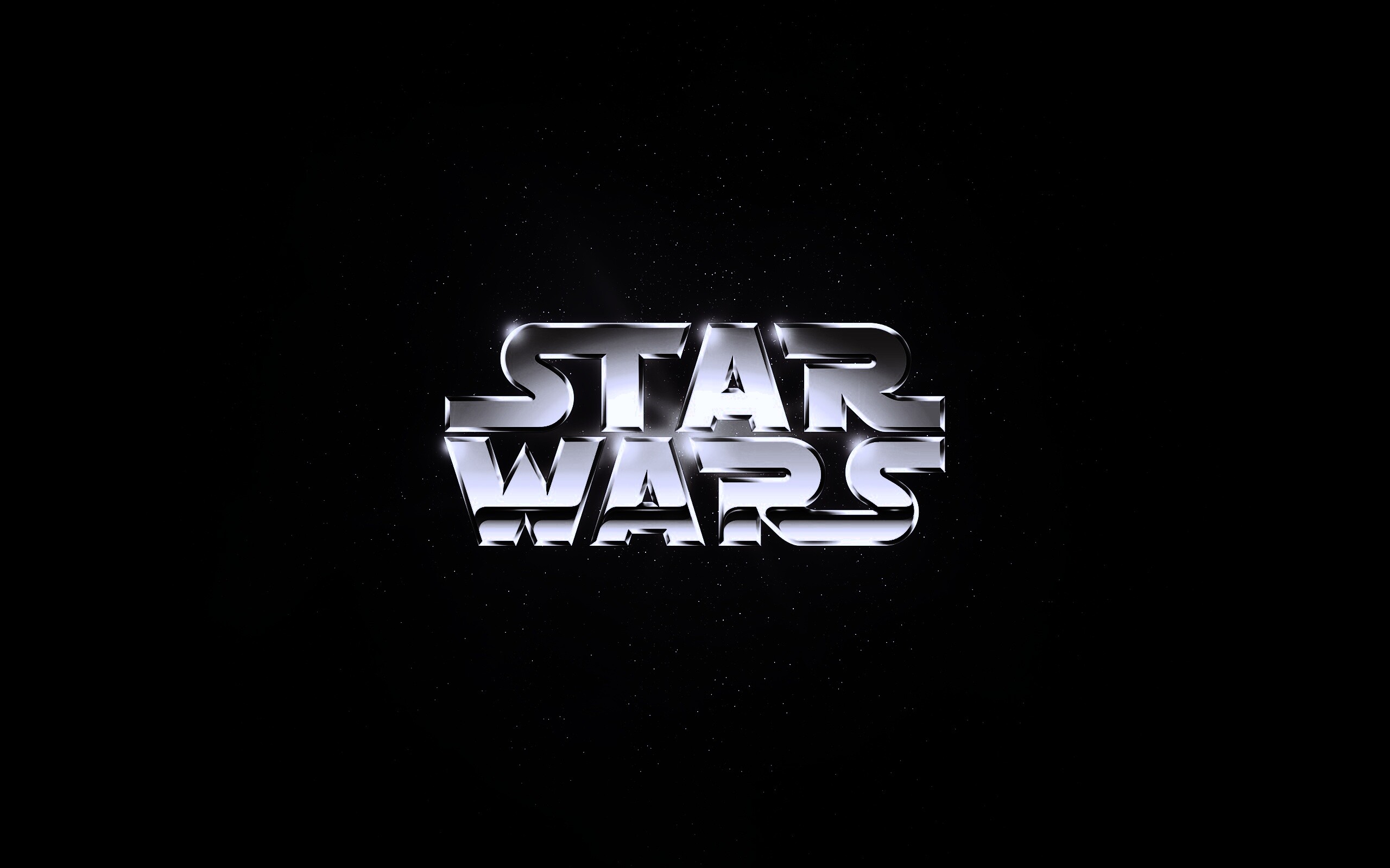 Золотой логотип Star Wars обои
