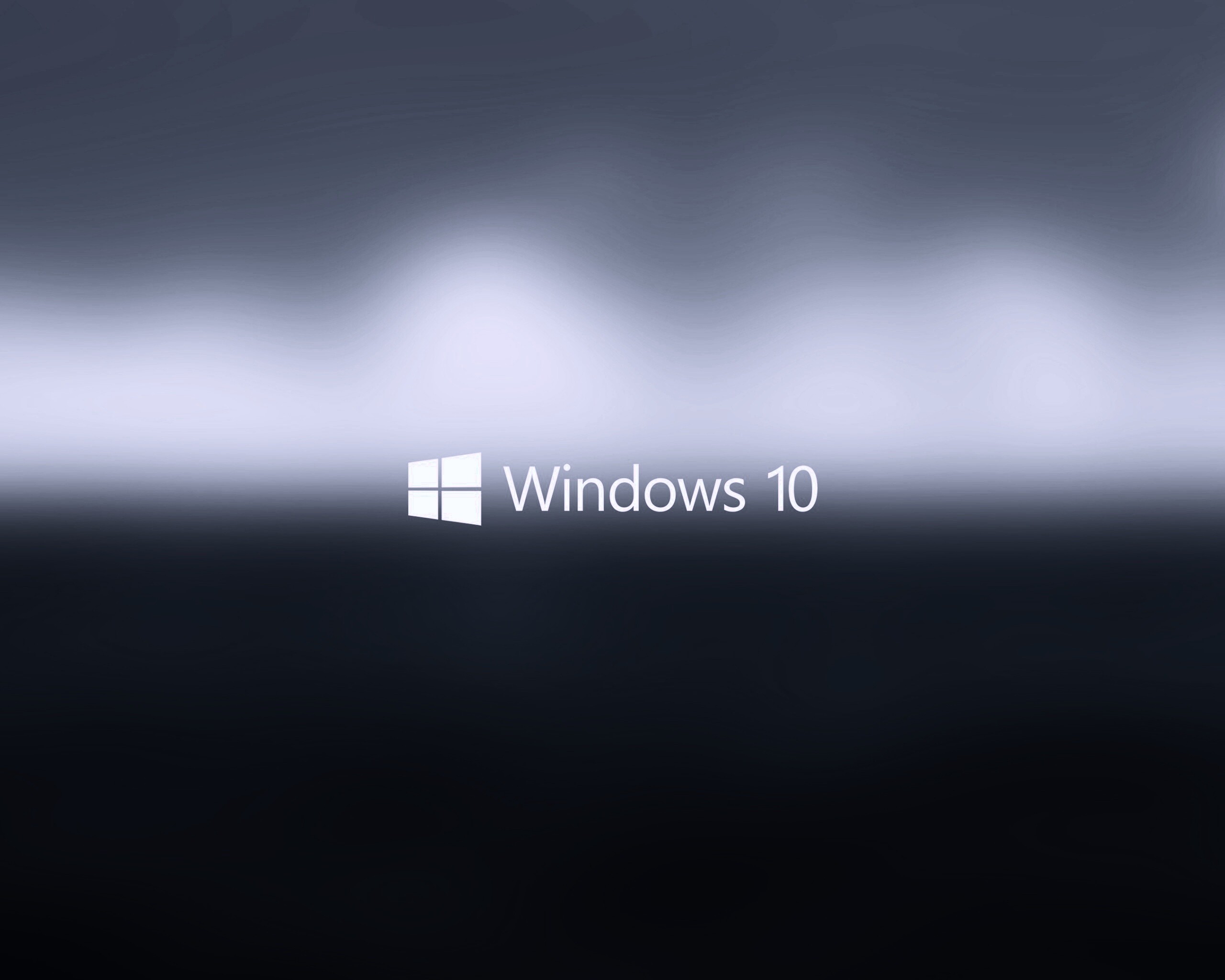 Windows 10 на синем фоне обои