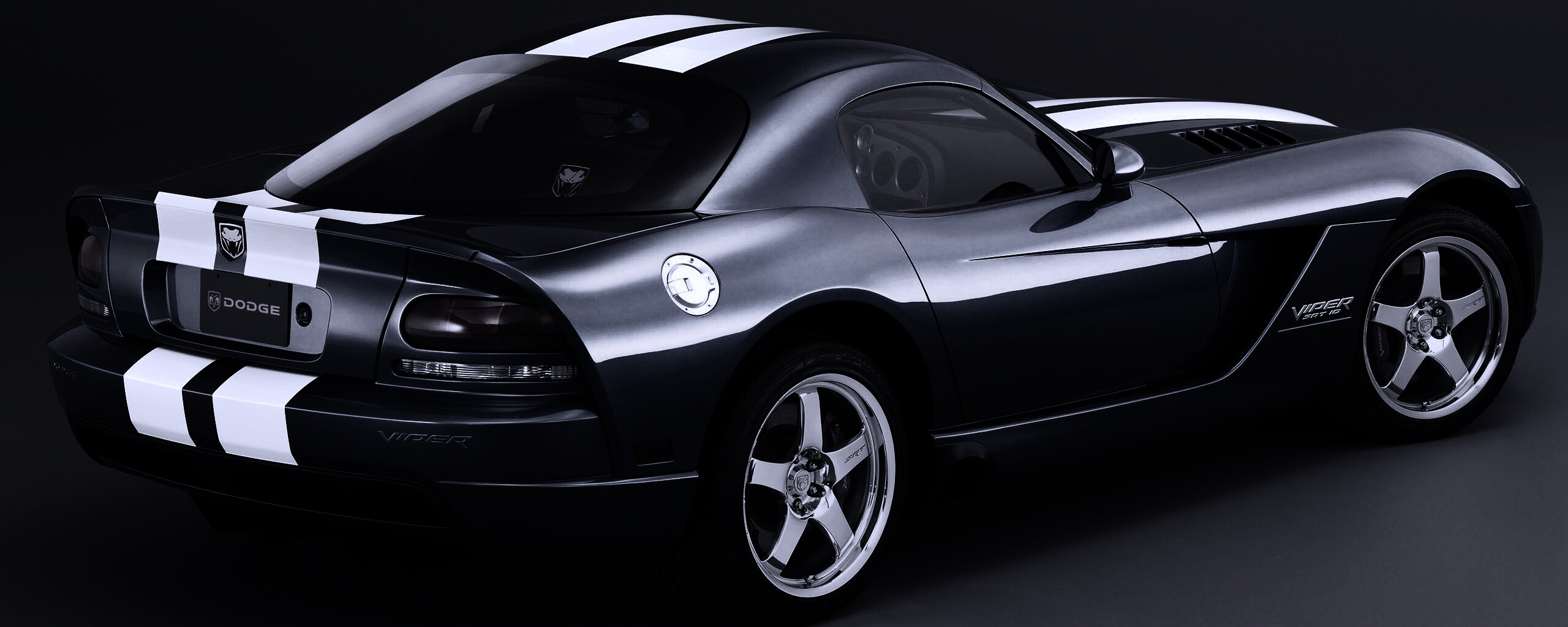 Синий Dodge Viper обои
