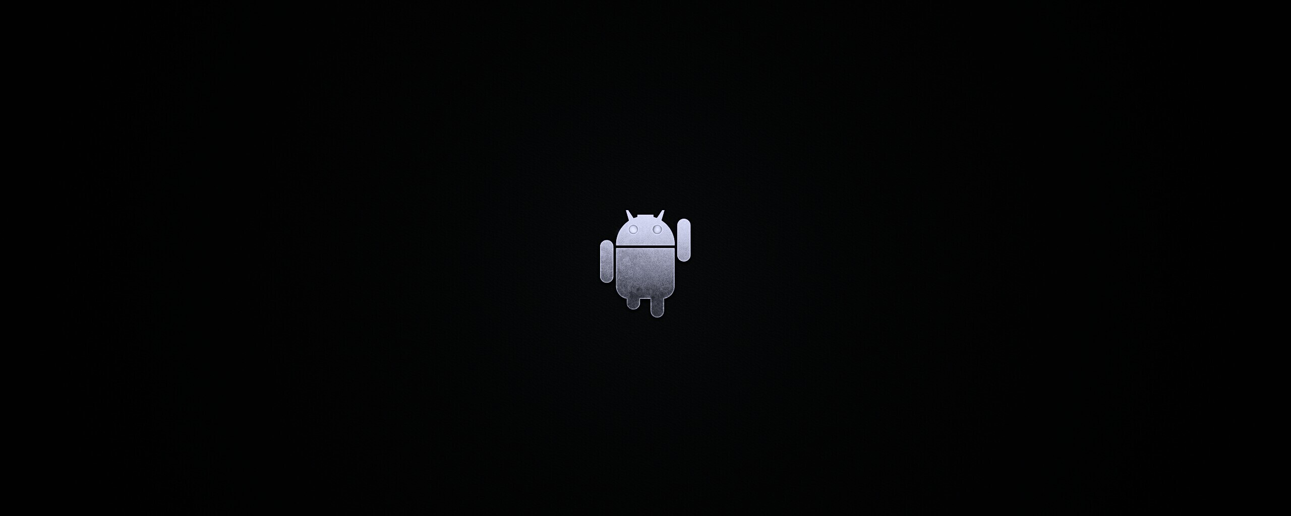 Логотип Android на зеленом фоне обои