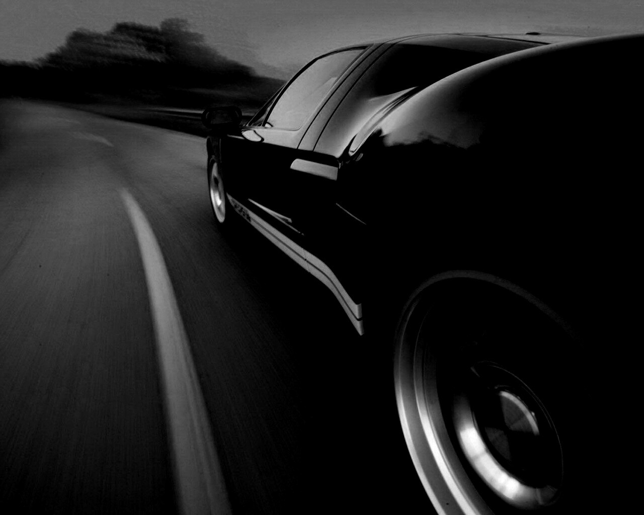 Авто на повороте обои