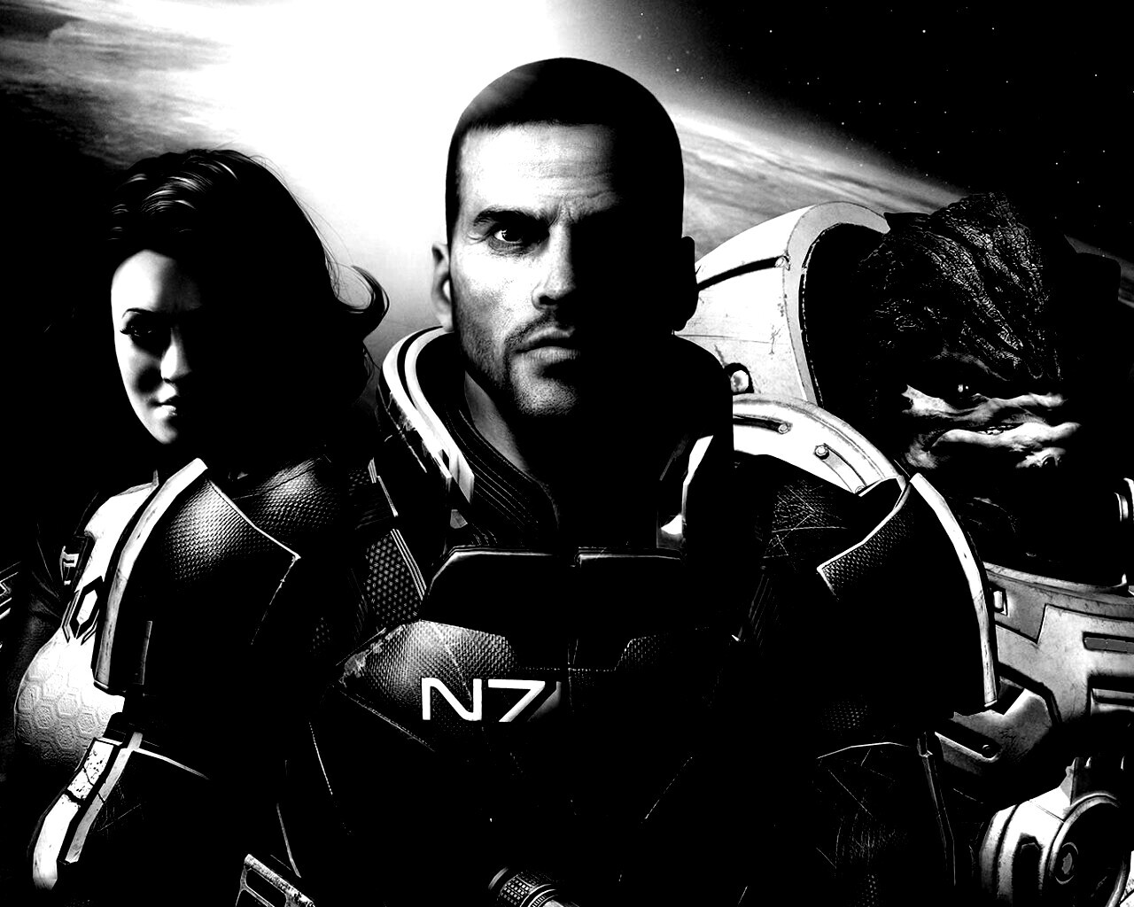 Mass Effect N7 обои