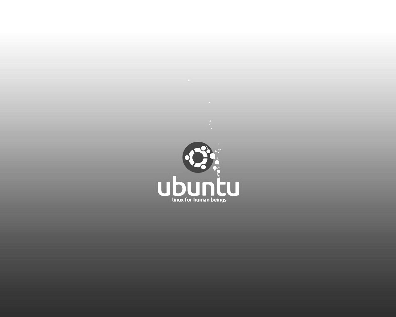 Логотип Ubuntu обои