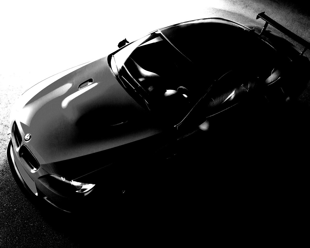 Оранжевый BMW обои