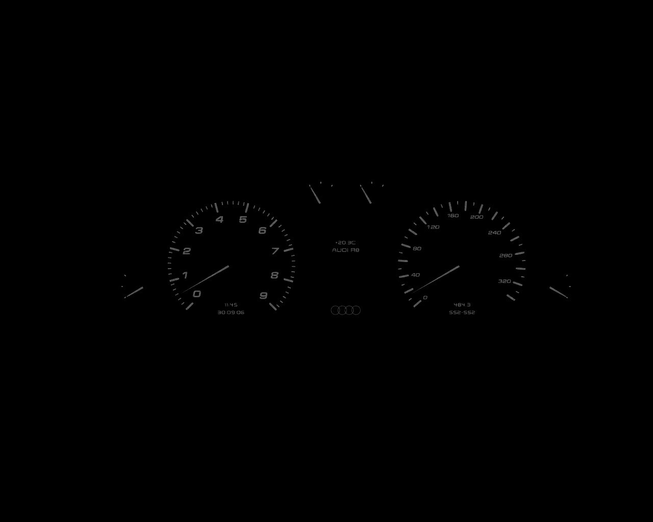 Приборная панель Audi обои