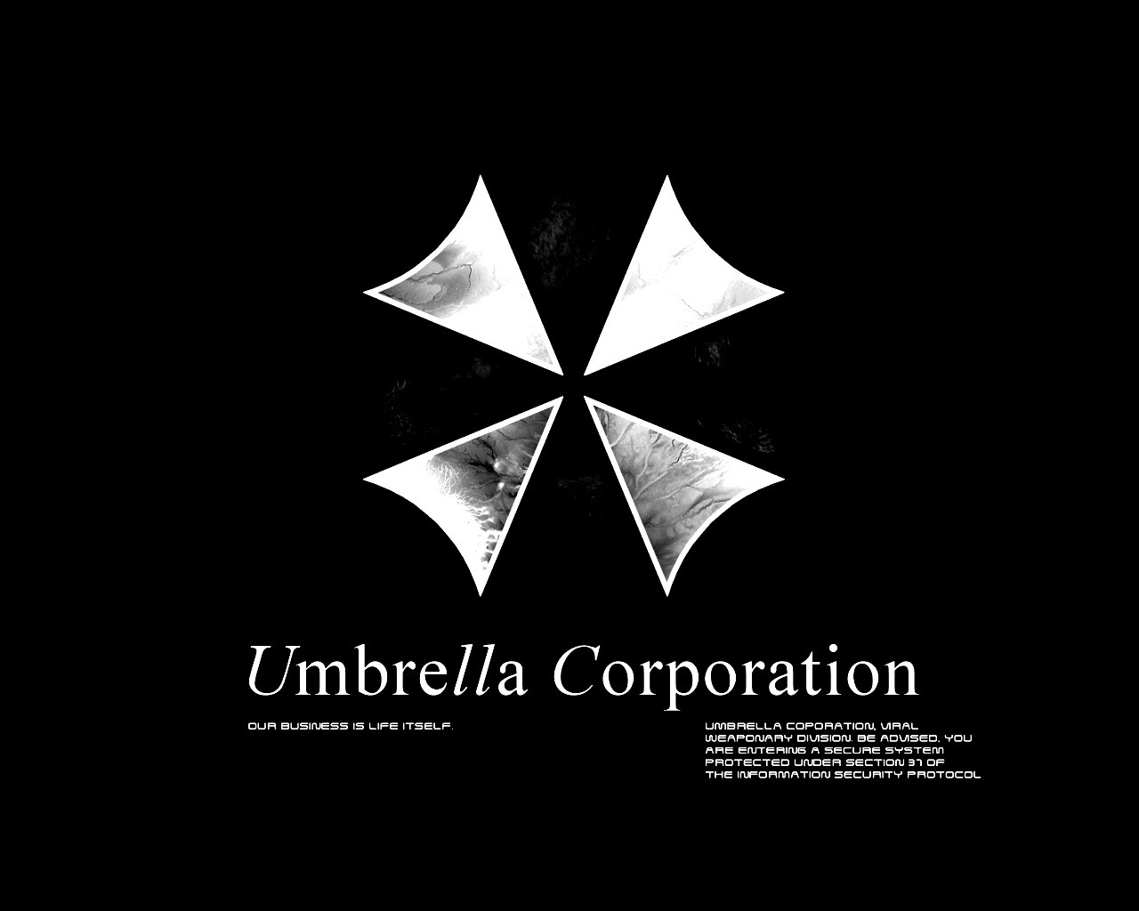 Логотип корпорации Амбрелла (Umbrella corp) обои