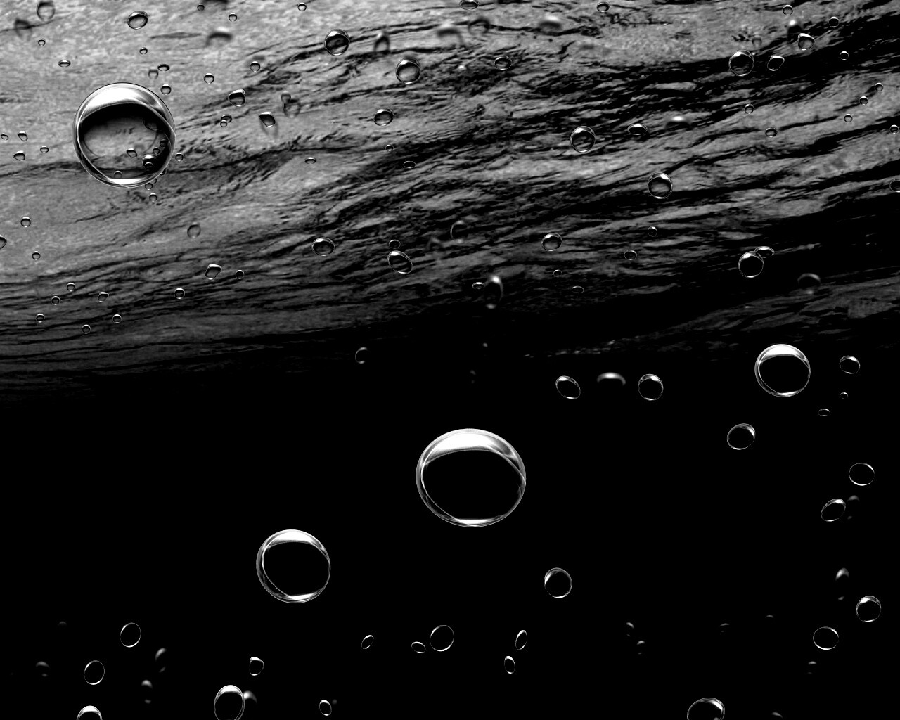 Пузыри под водой обои