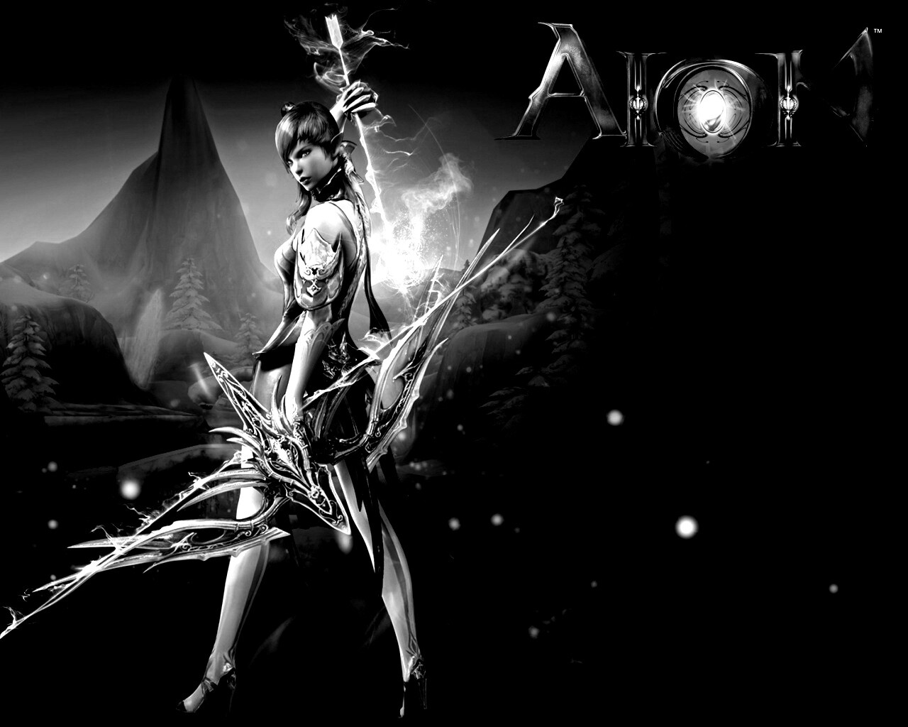 Эльфийка из Aion обои