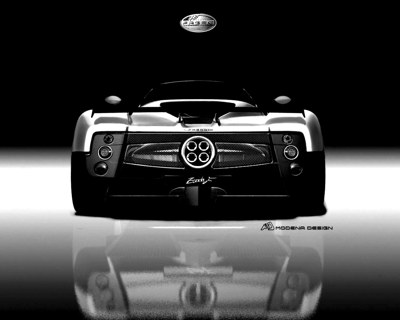 Pagani Zonda рендер обои