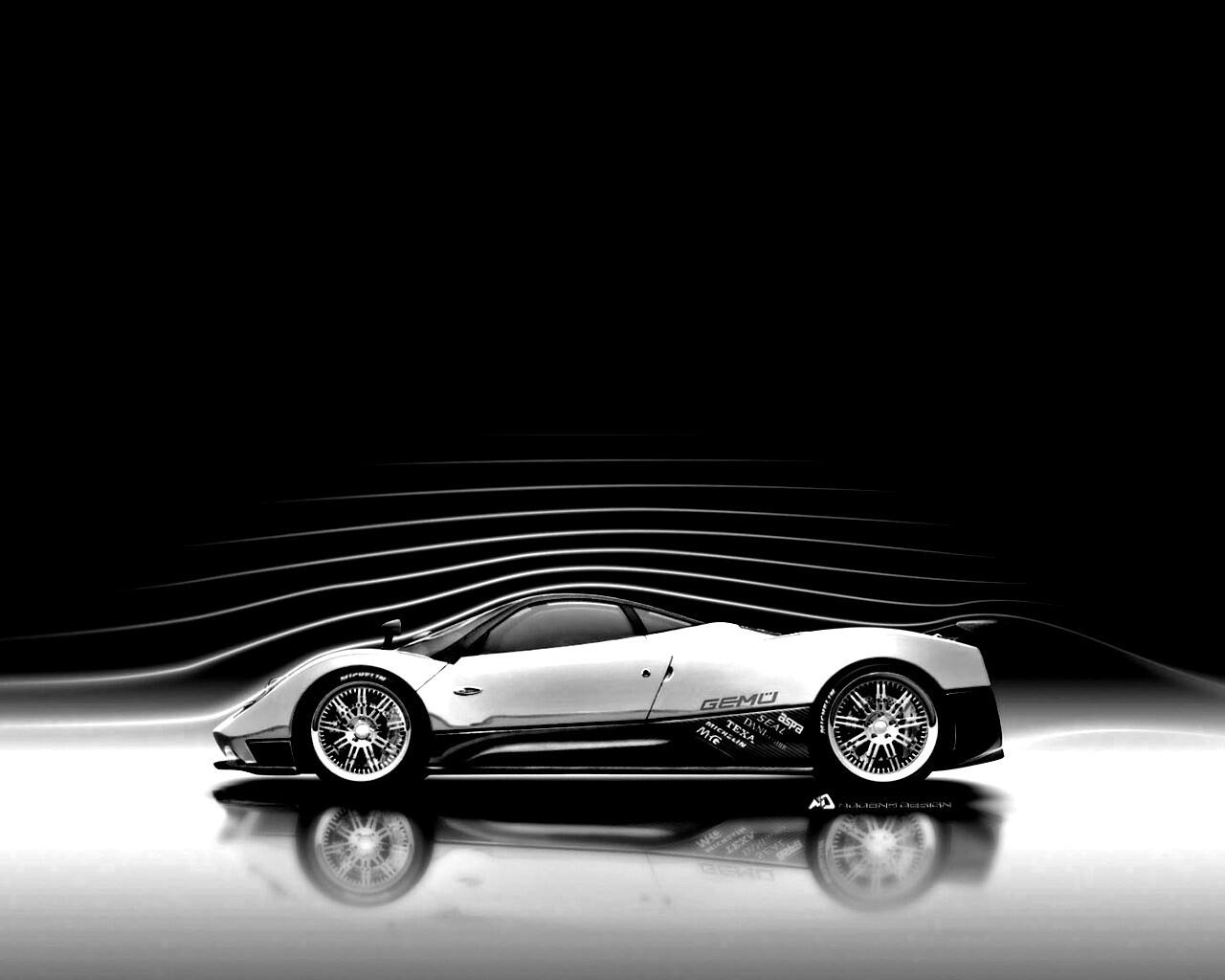 Аэродинамика Pagani Zonda обои