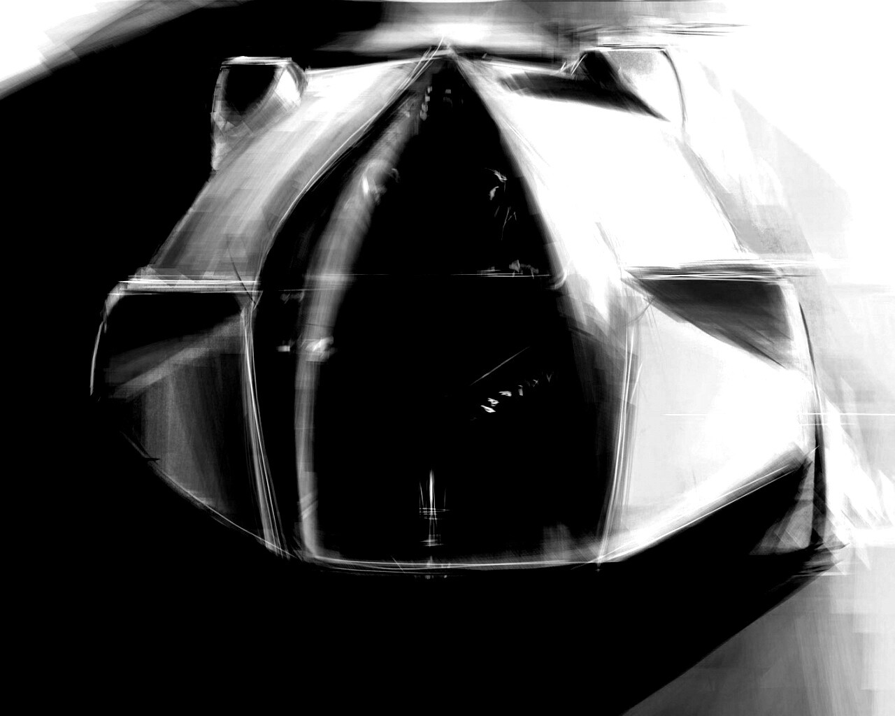 Зарисовка Maserati Birdcage обои