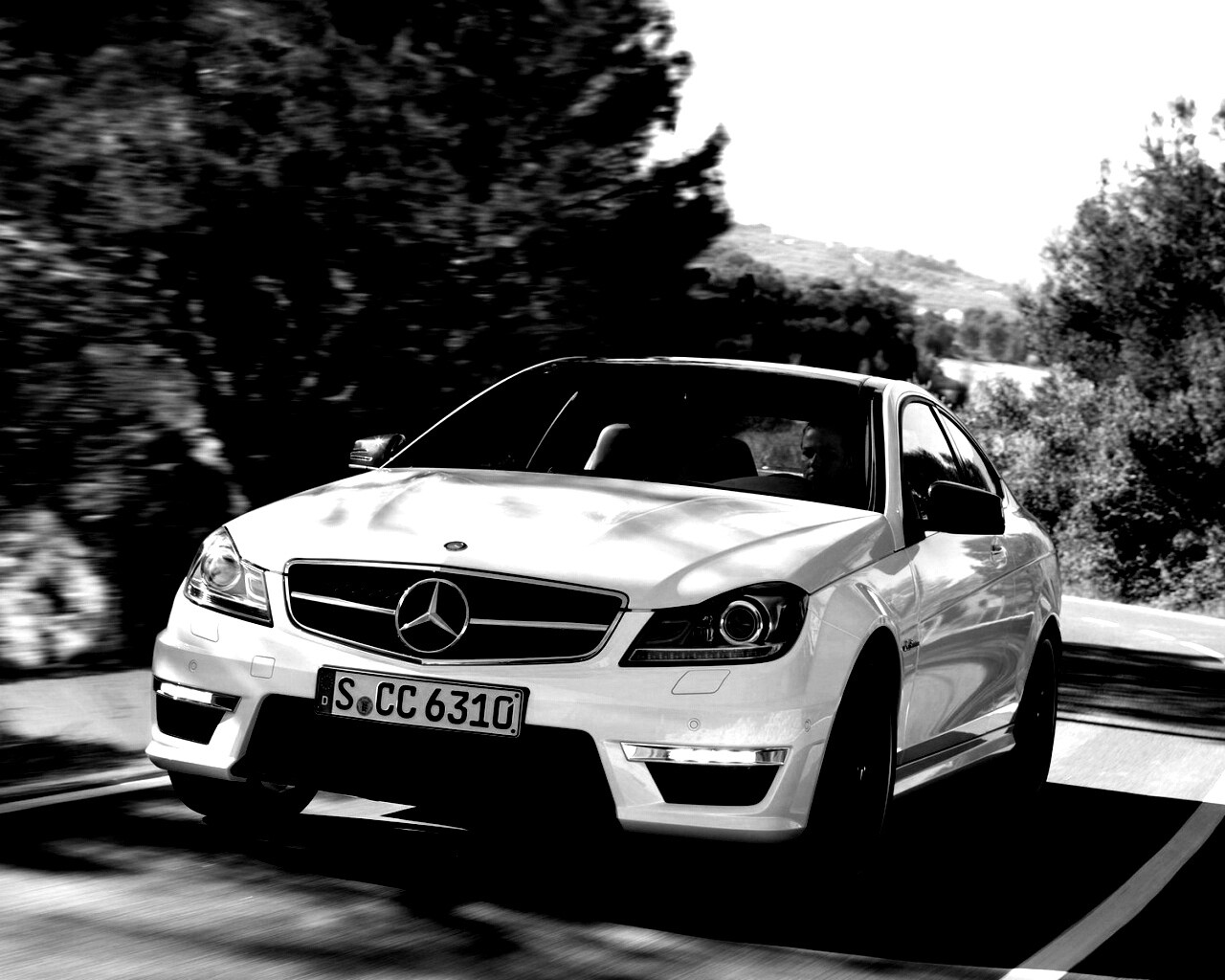 Mercede C63 обои