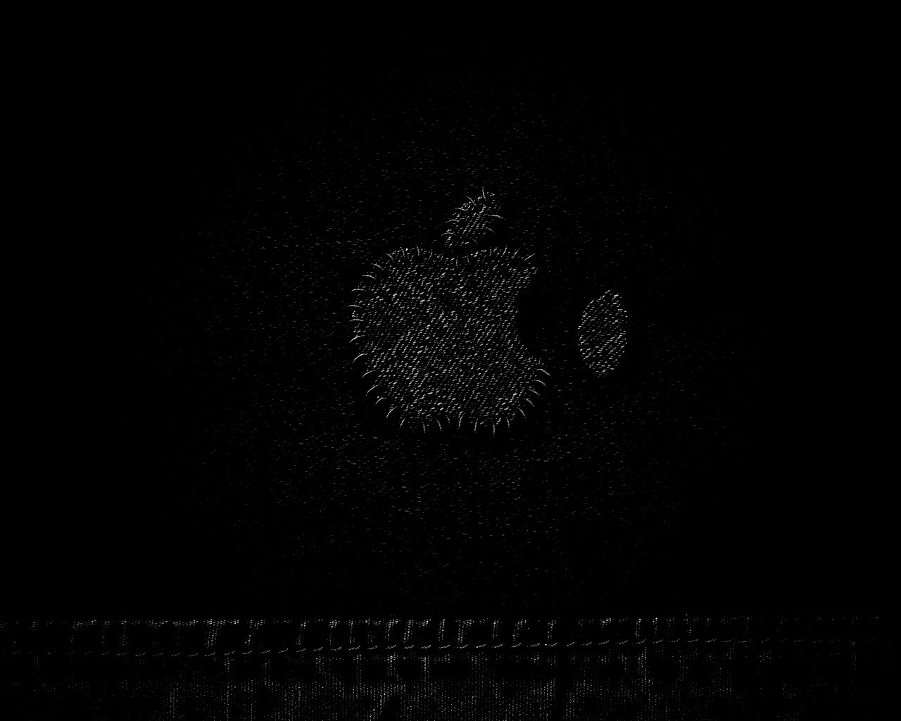 Штопанный Apple обои