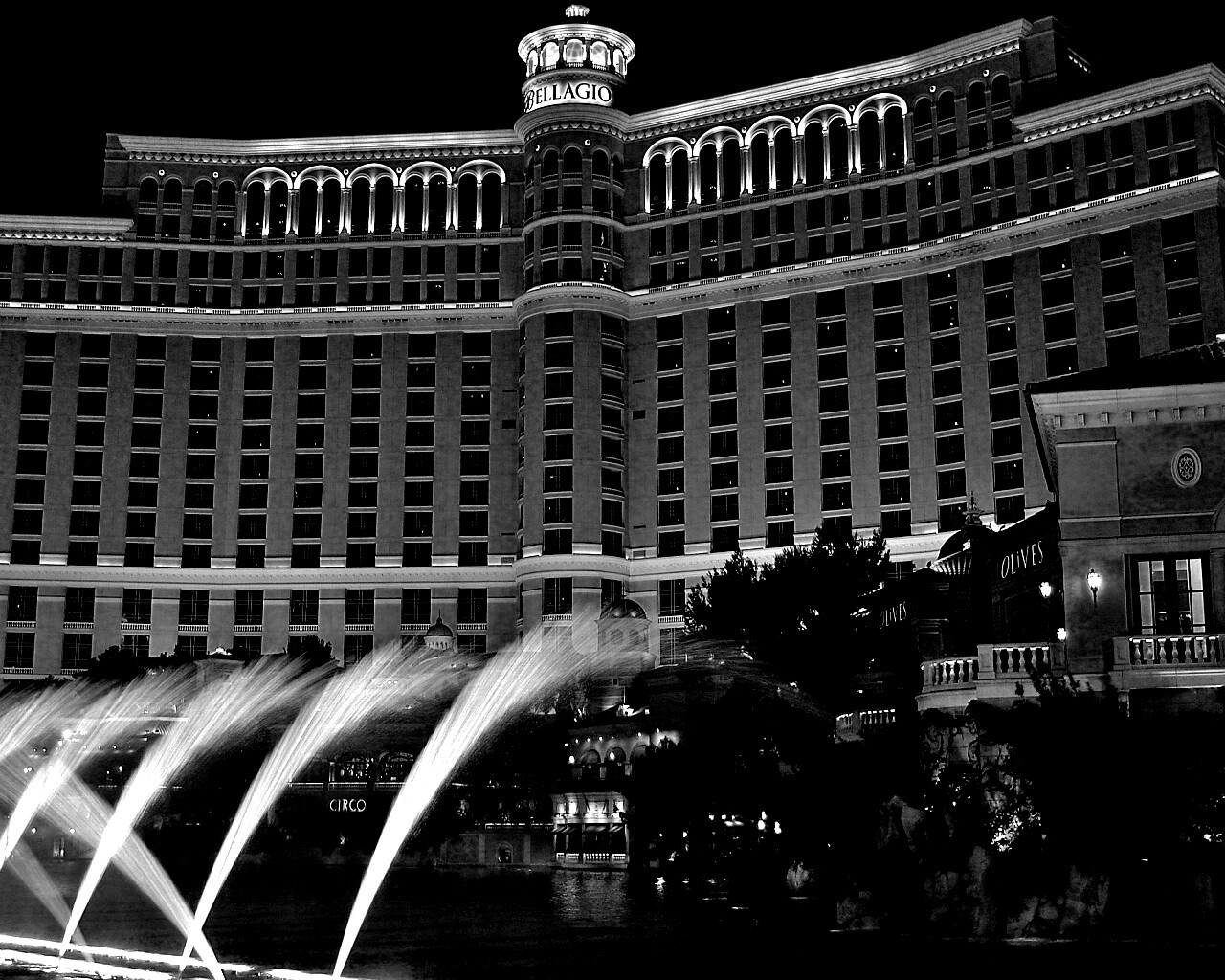 Казино Bellagio в Лас-Вегасе обои