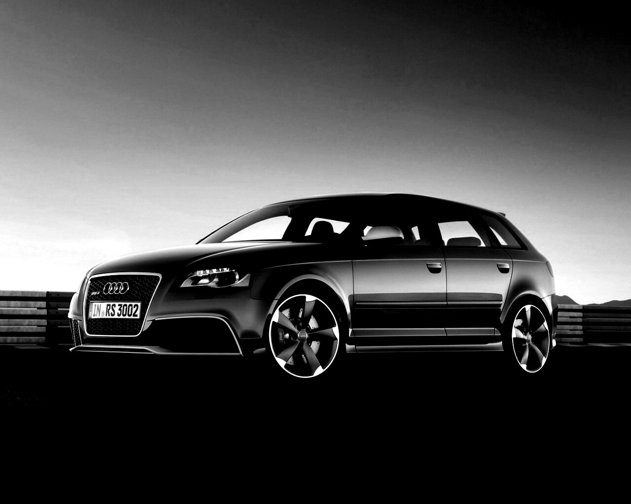 Фотосессия Audi RS3 на треке обои