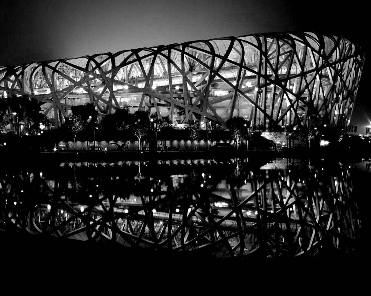 Олимпийский стадион Birds Nest обои
