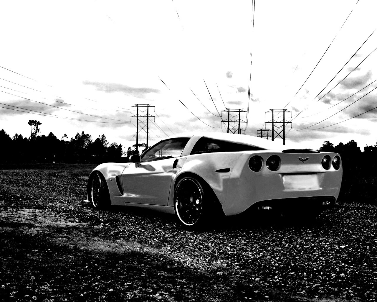 Chevrolet corvette обои