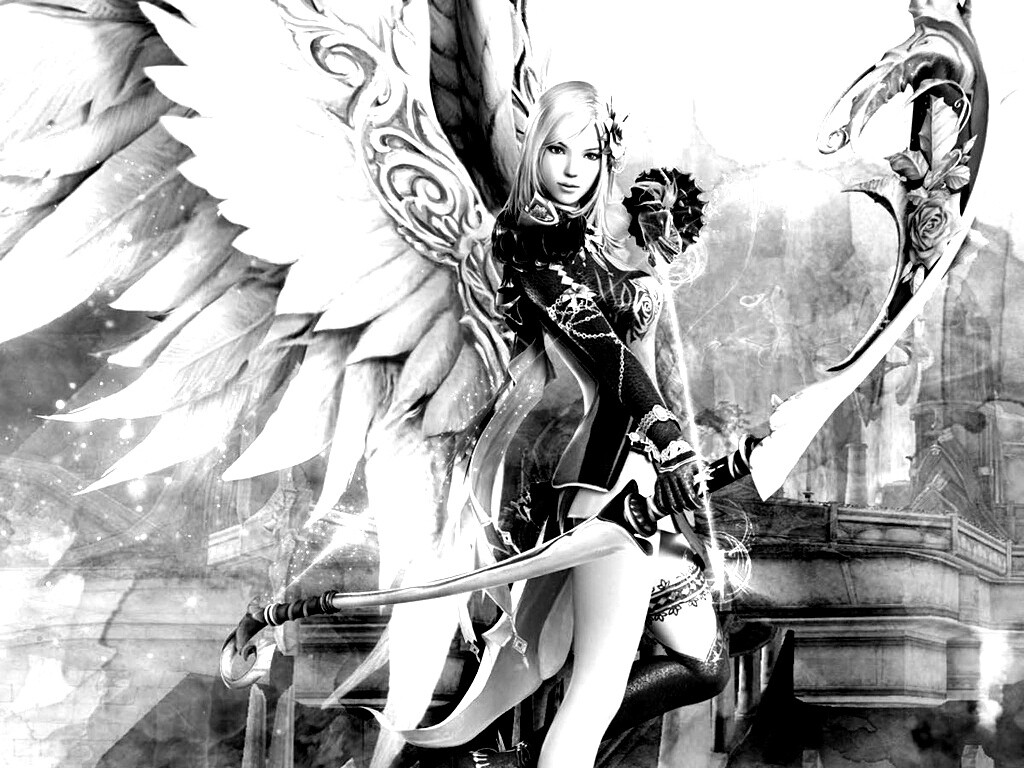 Эльфийка лучница из Aion обои