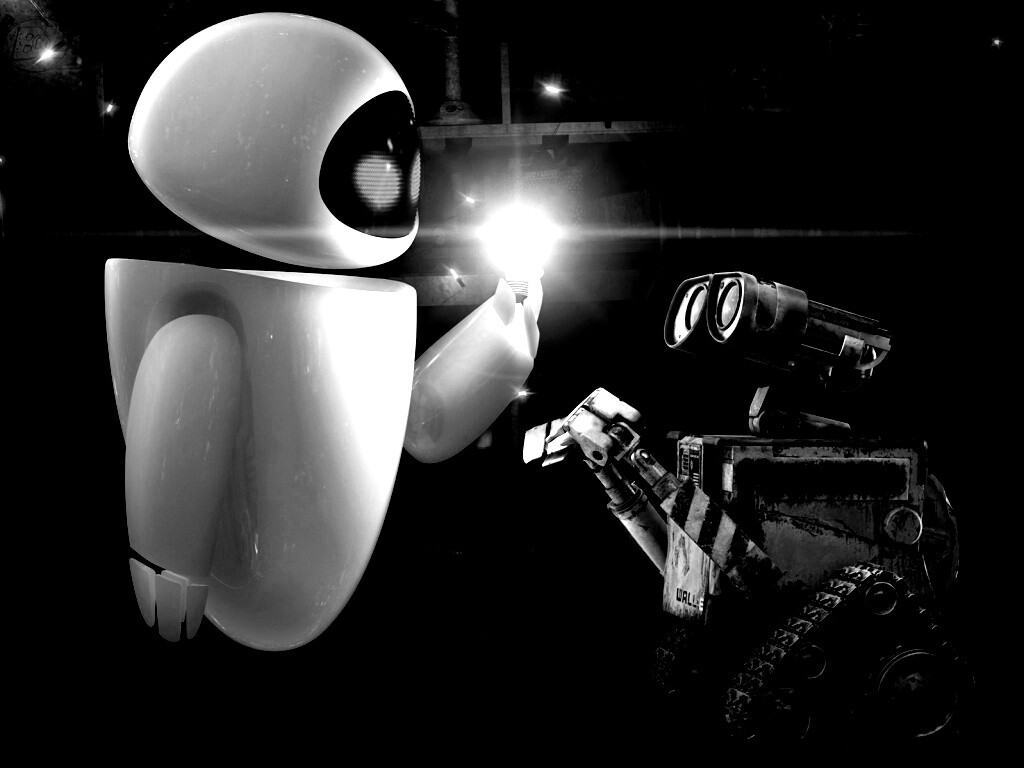 WALL-E и Ева обои