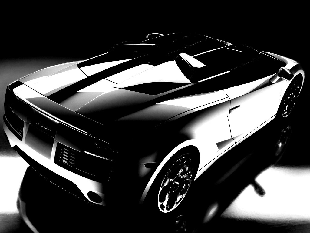 Светло-Серый Lamborghini (Сзади) обои