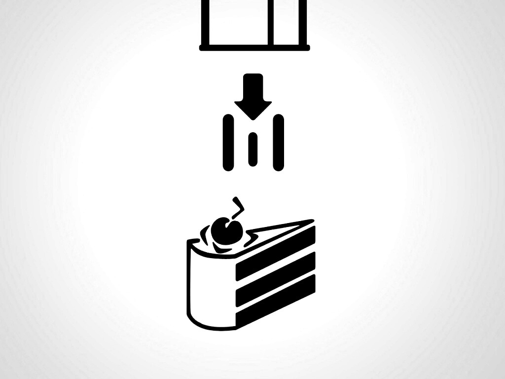 Тортик из Portal обои