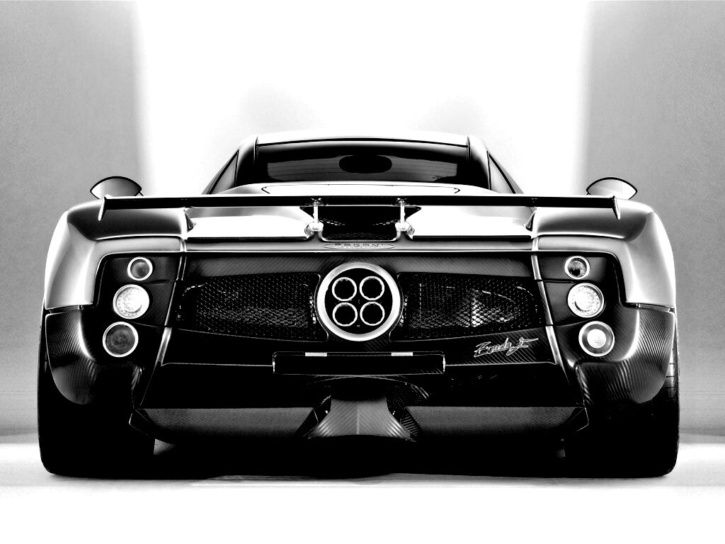 Pagani Zonda сзади обои