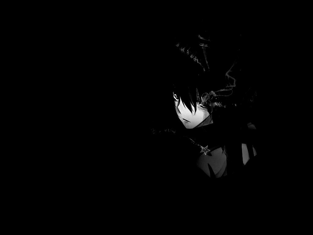 Black rock shooter обои