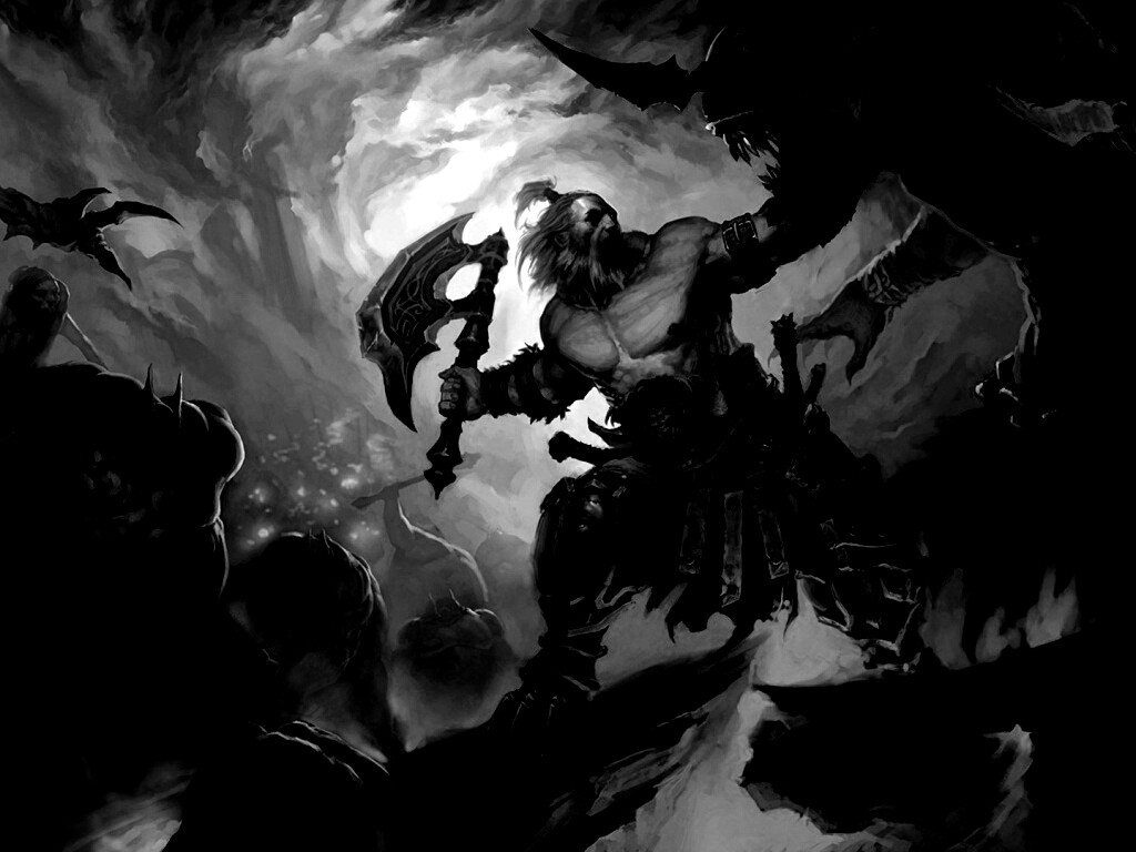 Варвар из Diablo 3 обои