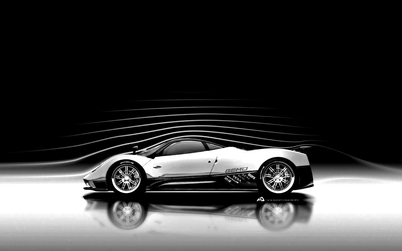 Аэродинамика Pagani Zonda обои