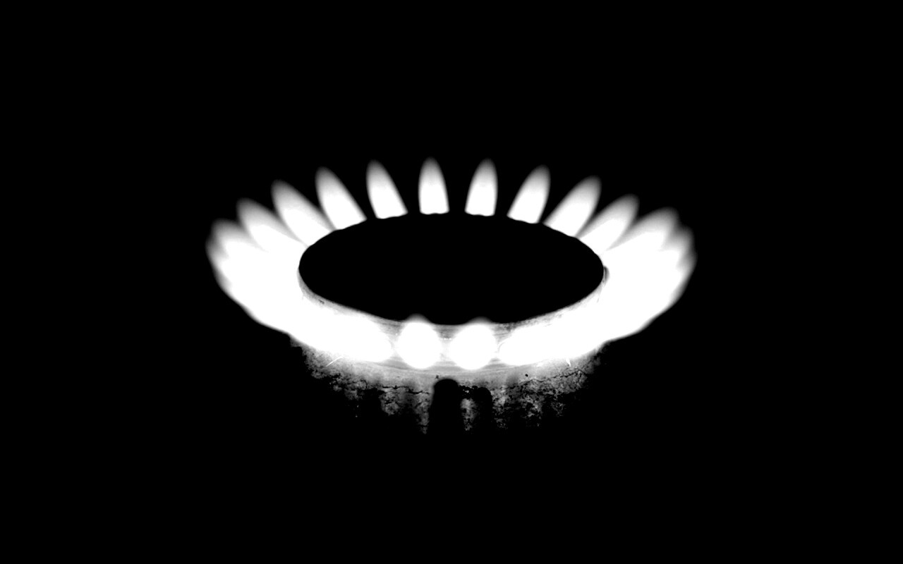 Огонь газовой конфорки обои